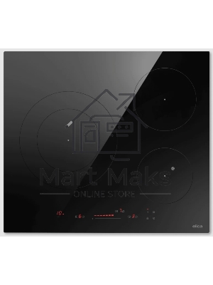 Индукционная варочная панель Elica PRF0199860, 60 см, слайдерное управление, 3 конфорки, таймер, режим подогрева, пауза, защита от детей, черный