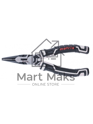 Длинногубцы Matrix прямые 165 мм усиленная система, PRO