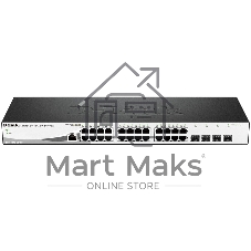 Коммутатор D-Link DGS-1210-28/ME/A2B, 24×1 Гбит/с + 4×1 Гбит/с SFP, управляемый