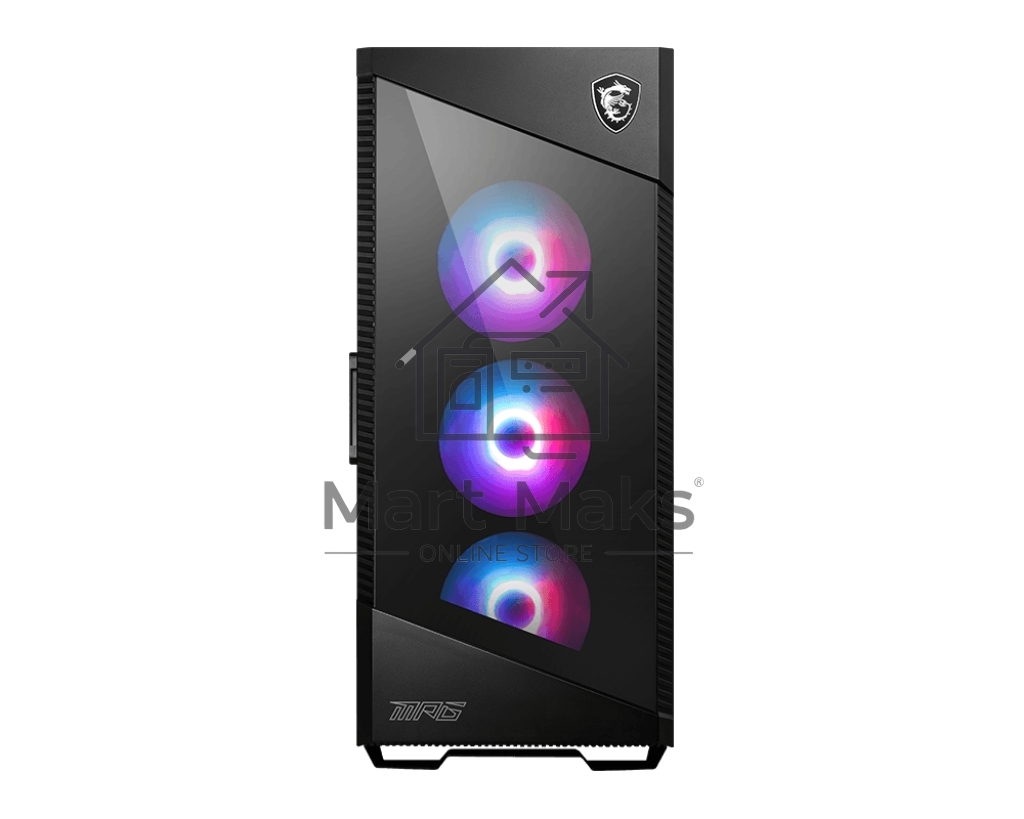 Компьютерный корпус MSI MPG VELOX 100R 2xUSB 3.0, 1xType C, 4x120мм ARGb Fan, ARGb Control Board, Tempered Glass Window, Glass Front Panel, Brown Box (829315)