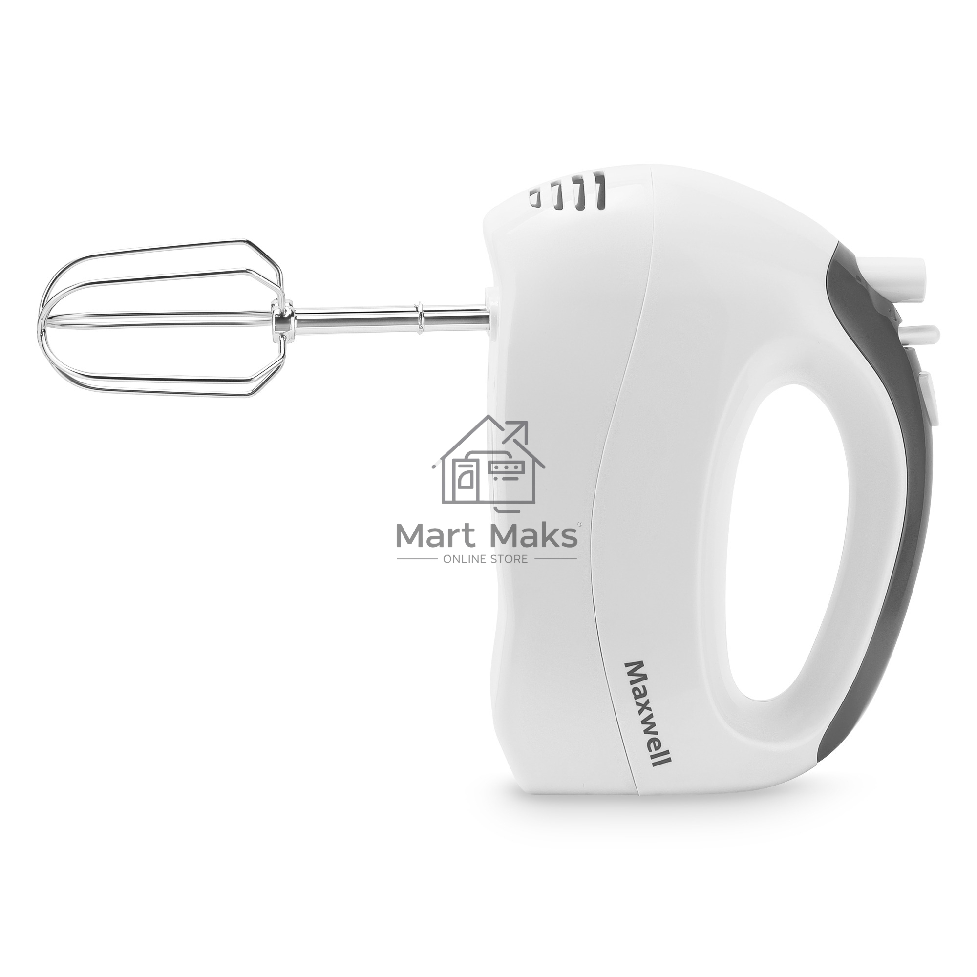 Миксер Maxwell MW-1356(W), 300вт, ручной, белый