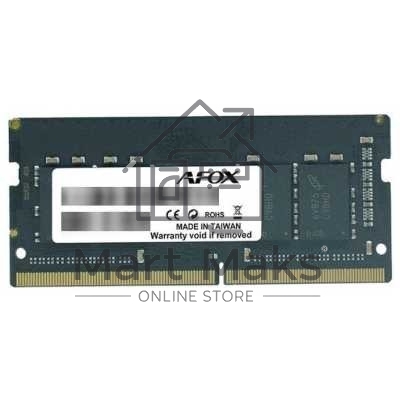 Оперативная память AFOX AFSD44PK1C, DDR4, 4GB (1x4 GB), 3200 MHz, CL16, SO-DIMM