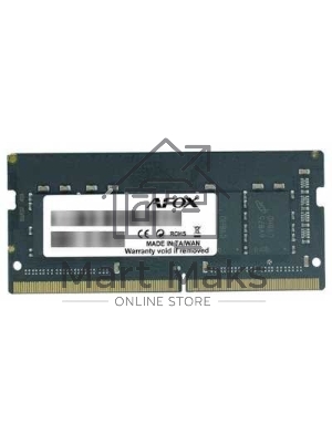 Оперативная память AFOX AFSD44PK1C, DDR4, 4Gb (1x4 Gb), 3200 MHz, CL16, SO-DIMM