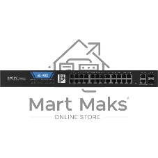 Коммутатор Netis ST228GPR-2G2S (L2) 26x1Gbит/с 2SFP 24PoE 375W настраиваемый
