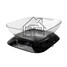 Кухонные весы Blackton Bt KS116 Black, сенсорное управление, LED-дисплей, 4 высокочувствительных датчика, выбор единиц измерения - грамм, фунт, унция, миллилитр, интервал измерения 1 г, максимальный вес 10 кг, функция вычета веса тары, индикация перегрузки, индикатор замены батарейки, автоматическое и ручное отключение, автообнуление, материал корпусаластик, нескользящие ножки, источник питания 3 х AAA, номинальное напряжение 4.5 В