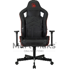 Кресло игровое A4Tech Bloody GC-840 черный, сиденье черный, эко.кожа, с подголов. крестов. металл черный, пластик черный