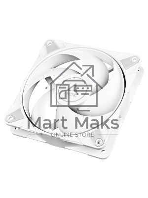 Вентилятор для корпуса Arctic P12 Max белый, 120 мм, 3300 об/мин, 25.3 дБ, 4 pin