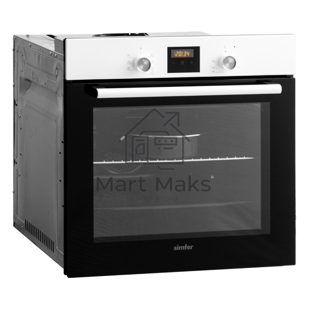 Электрический духовой шкаф Simfer B6EW56024, встраиваемый, белый