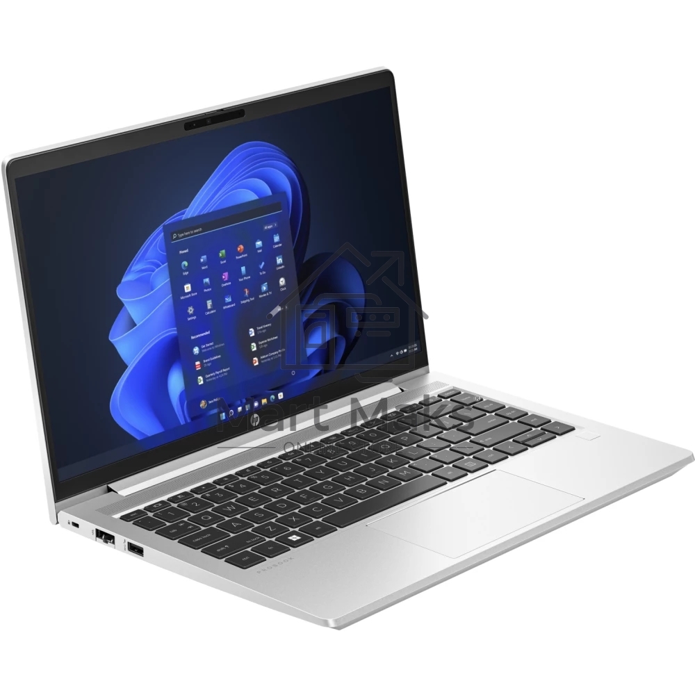 Ноутбук HP ProBook 440 G10 серебристый 14 FHD IPS 250 nits / i7-1355U / 8GB (1x8GB) / SSD 512G / Pike Silver Aluminum /F