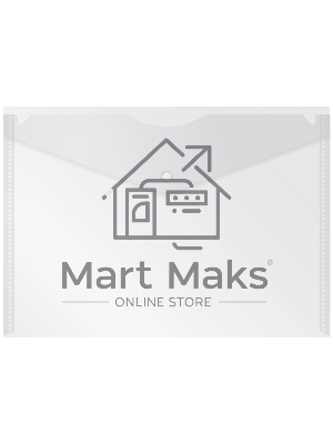 Конверт на кнопке Silwerhof Eco A4 пластик 0.12мм прозрачный