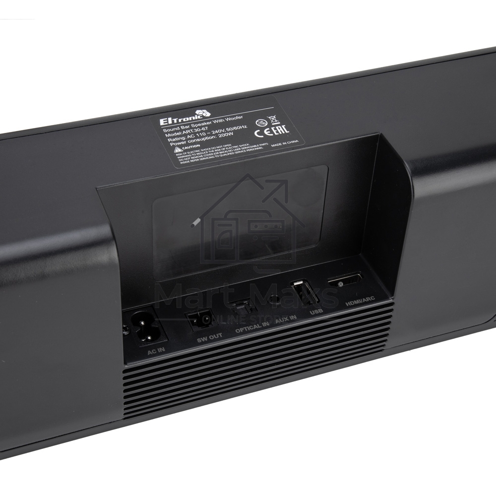 Саундбар ELTRONIC (30-67) SOUND SLICK 5, черный