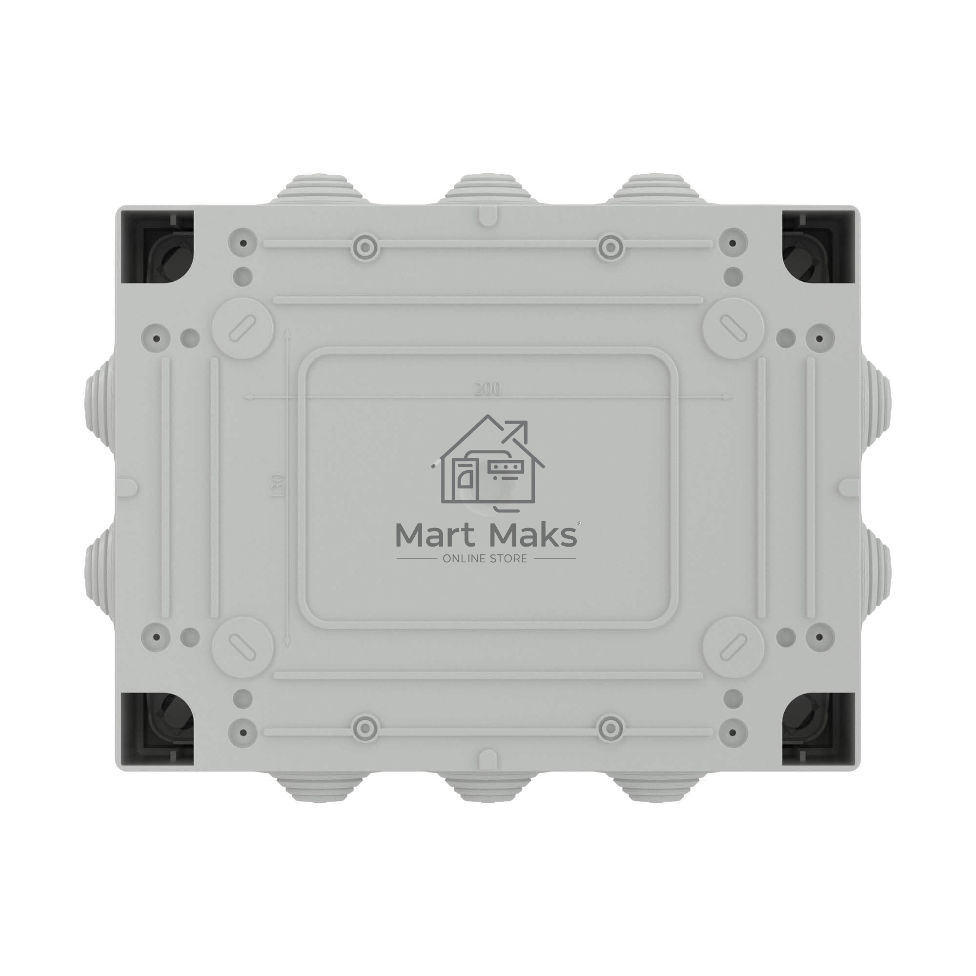 Коробка распределительная DKC 54300 ОП 300х220х120, 10 каб.ввод., IP55