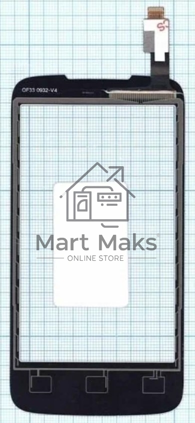 Сенсорное стекло (тачскрин) для Lenovo A376, белое