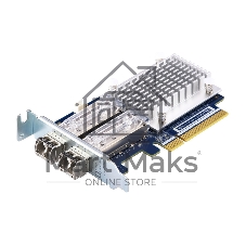 Сетевая карта QNAP QXP-16G2FC Dual-port Fiber Channel adapter, 2 x 16 Gb/s SFP +, PCIe Gen3 x8. For QTS OS ONLY