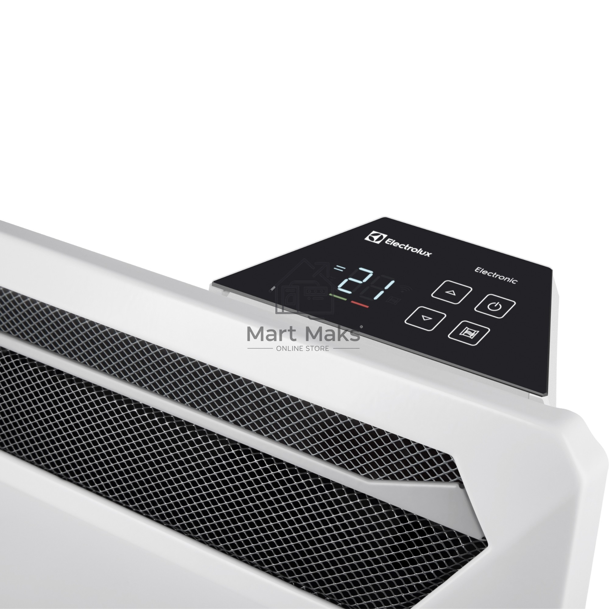 Комплект Electrolux Rapid Transformer с блоком управления и шасси ECH/R-2500 T-TUE4 белый, 2500 Вт, 30 м2, термостат, дисплей