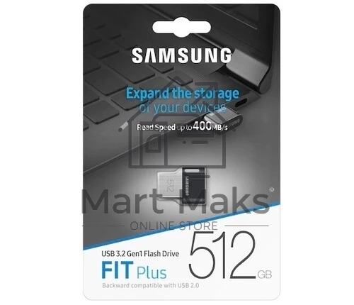 Флешка USB R/W Samsung MUF-512AB/APC 512Gb, USB3.1 черный