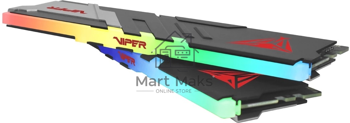 Оперативная память Patriot Viper Venom, DDR5, 48GB (2x24 GB), 6000 MHz, CL30, DIMM, радиатор, RGB, черный