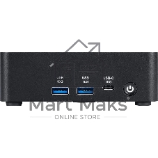 Мини ПК MSI Cubi NUC AI 1UMG-043XRU Core Ultra 5 125H (1.2) 16Gb SSD 512Gb Graphics CR без ОС 2xGbitEth WiFi BT 120W черный (9S6-B20911-043)
