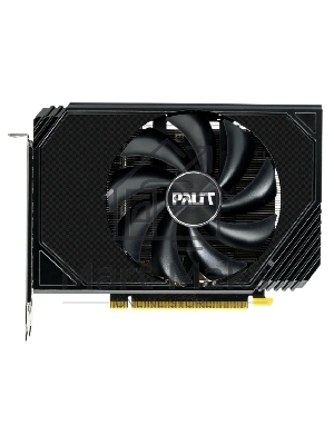 Видеокарта Palit RTX3050 STORMX 6Gb NVIDIA GeForce RTX 3050 6Gb PCI-E 4.0 96bit GDDR6 1042/14000 DVIx1 HDMIx1 DPx1 HDCP Ret