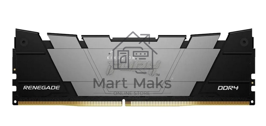 Оперативная память Kingston Fury Renegade, DDR4, 16GB (2x8GB), 4600MHz, CL19, DIMM, с радиатором, черный