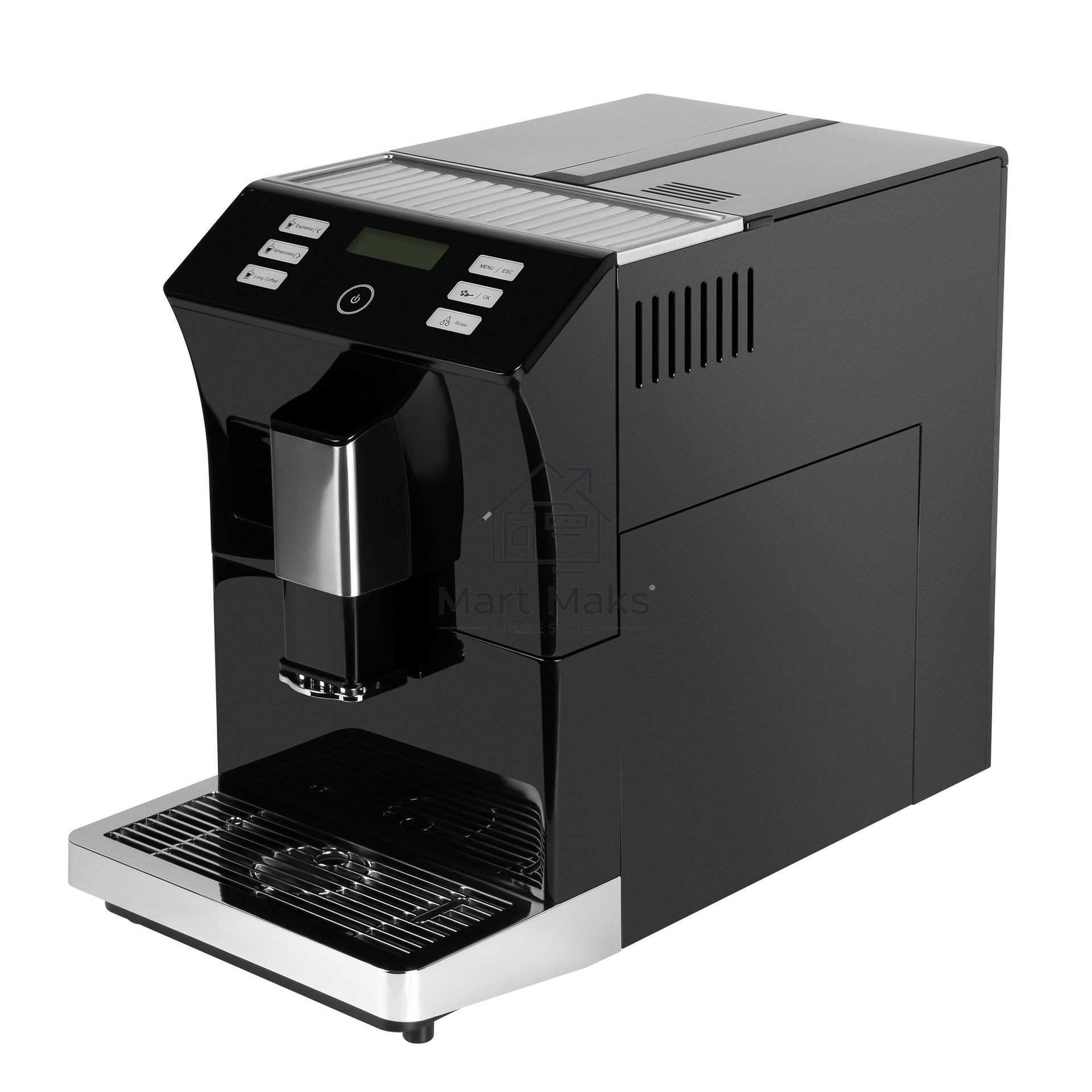 Кофемашина автоматическая Rombica CFX-A02R BARISTA черный, исп. кофе - зерновой/молотый, 1.7 л, 1300 Вт, 19 Бар.