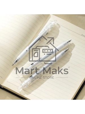 Ручка гелевая Deli Smoos EG057-BK, черные чернила (12шт), линия 0.5мм