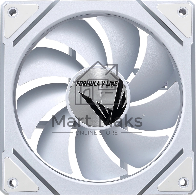 Вентилятор для корпуса Aerocool / Formula Floe Plus 12WH ARPW ARGB белый, 120 мм, 1500 об/мин, 26.8 дБ, 4 pin