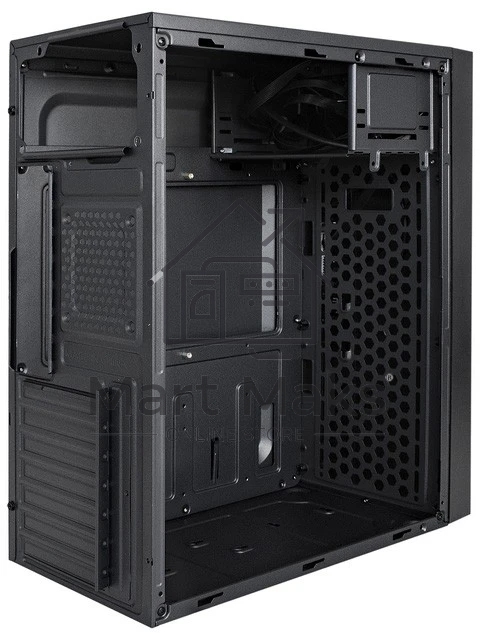 Компьютерный корпус Miditower ExeGate AA-440U-UNS400 (ATX, БП UNS400 с вент. 12см, 2*USB+1*USB 3.0, аудио, черный)