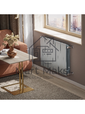 Радиатор биметаллический Royal Thermo PianoForte 500 серебристый - 10 секц.