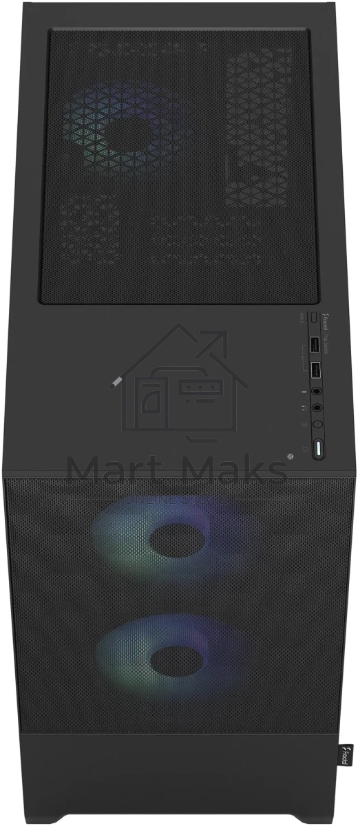 Корпус Fractal Design Pop Mini Air RGB Black TG Clear Tint FD-C-POR1M-06