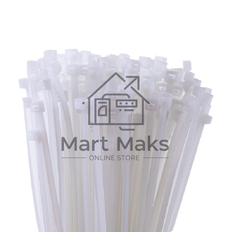 Стяжки нейлоновые 100 шт Deli DL506151 5*300мм