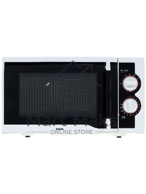 Микроволновая печь BBK 23MWS-928M/W/RU белый, 23 л, 900 Вт, переключатели - поворотный механизм