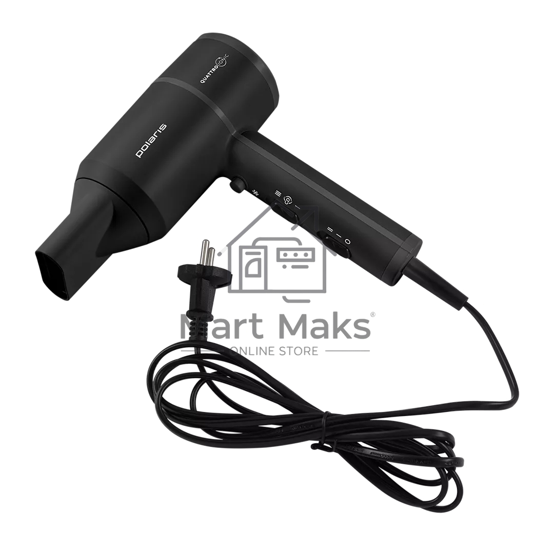 Фен Polaris PHD 2044Ti Quattro Ionic черный