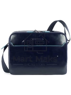 Сумка-мессенджер мужская Piquadro Blue Square CA5086B2/BLU2, темно-синий, натур.кожа