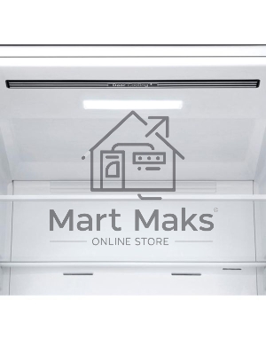 Холодильник LG GA-B509CLSL графитовый двухкамерный 277/107л морозилка снизу, No Frost