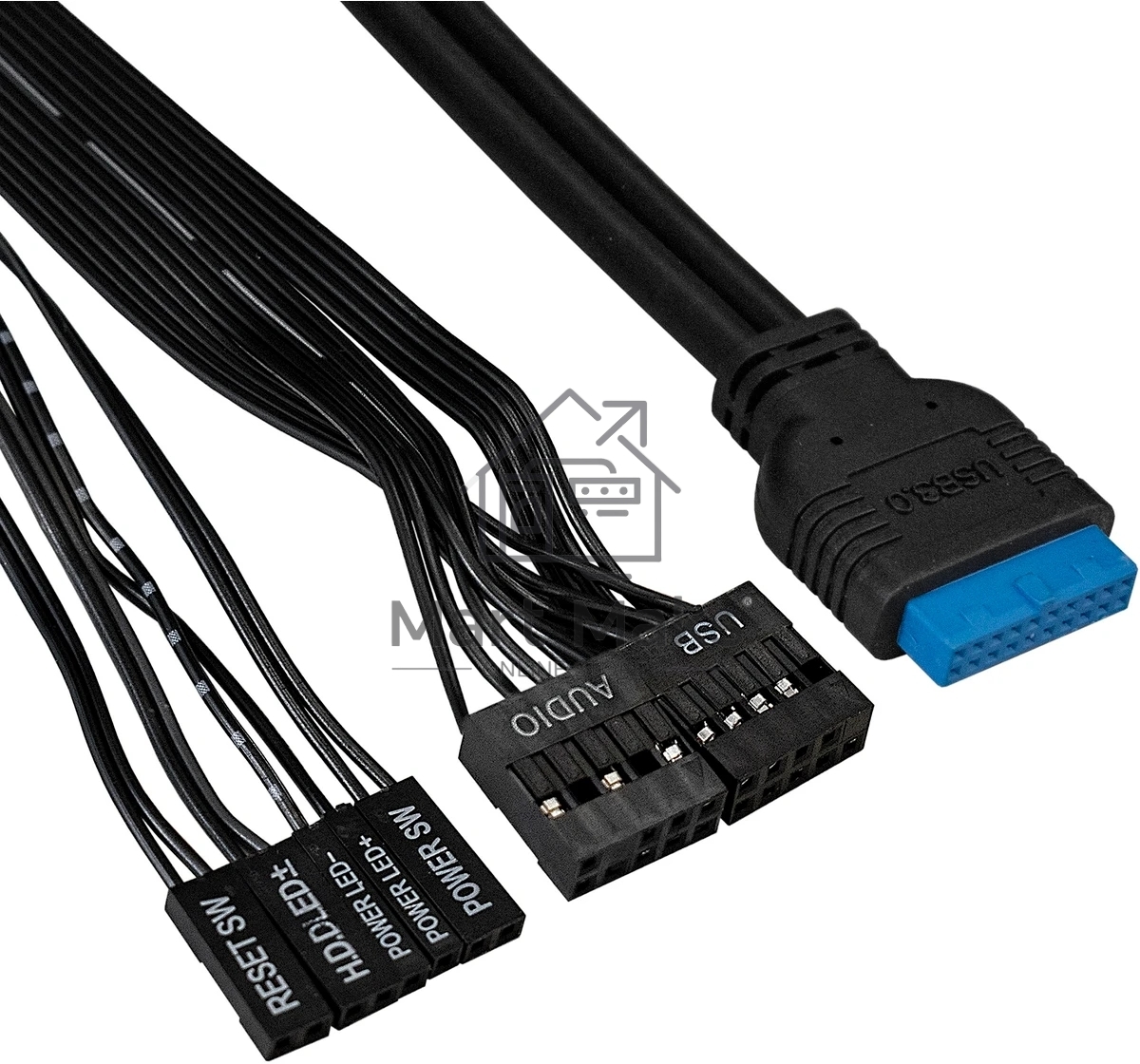 Компьютерный корпус Miditower ExeGate XP-333U-UNS350 (ATX, БП UNS350 с вент. 12см, 1*USB/2*USB 3.0, аудио, черный)