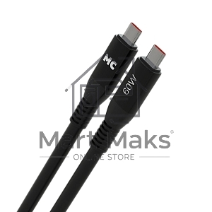 Дата-кабель MORE CHOICE (4620202554529) K83aa USB 3.0A PD 60W для Type-C Type-C - 1 м, черный