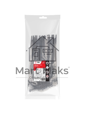 Хомут кабельный под винт 3.6х150 NO-224-589 черный (уп. 100 шт) Эра Б0066047