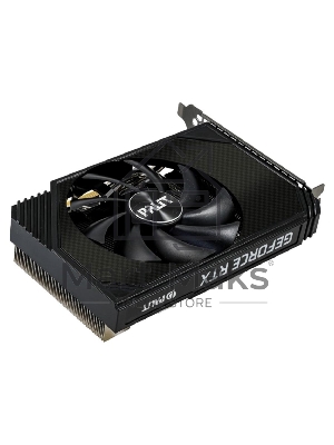 Видеокарта Palit RTX3050 STORMX 6Gb NVIDIA GeForce RTX 3050 6Gb PCI-E 4.0 96bit GDDR6 1042/14000 DVIx1 HDMIx1 DPx1 HDCP Ret