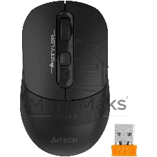 Мышь беспроводная A4Tech Fstyler FB10CS черный, 2000 dpi, радиоканал, Bluetooth, USB, кнопки - 4