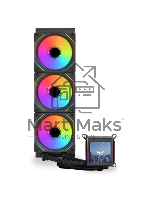 СВО для процессора LIAN LI Galahad II LCD SL-INF G89.GA2ALCD36INB.00 черный 120мм алюминий+медь 1200rpm 29db 4-pin