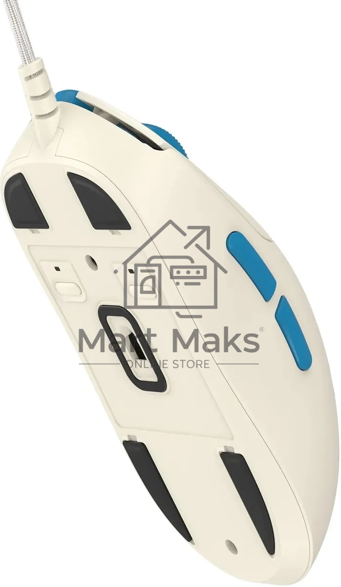 Мышь проводная A4Tech Bloody W72 Ultra Pixels Blue рисунок/бежевый/голубой, 20000 dpi, USB, кнопки - 7