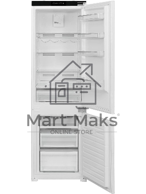 Встраиваемый холодильник Hyundai HBR 1786 2-хкамерн. белый