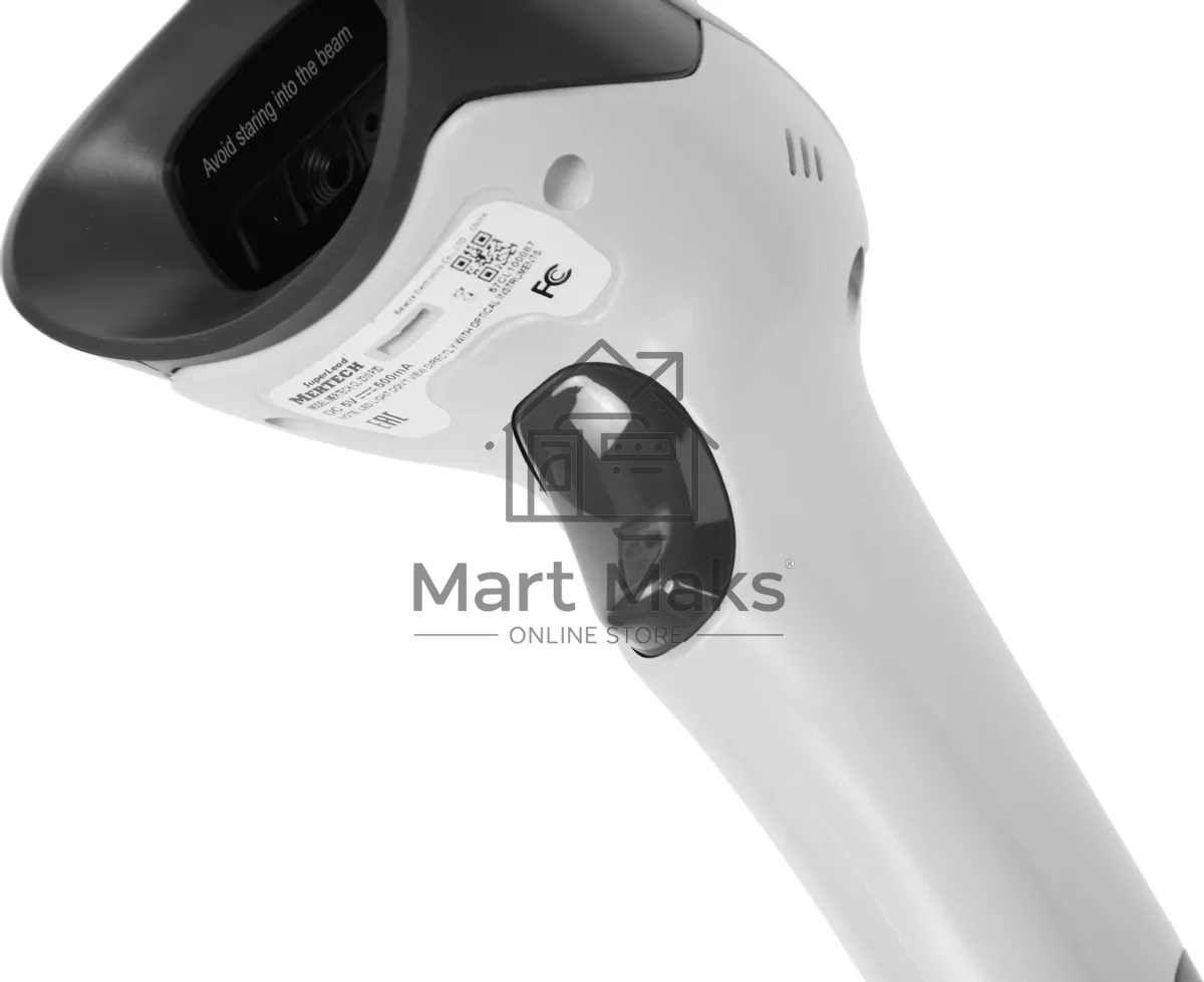 Сканер штрих-кода ручной Mertech CL-2310 BLE Dongle P2D (4560) 1D/2D имидж, беспроводной, 100 скан/сек, USB-HID; USB-COM - эмуляция; Bluetooth - BLE 5.0, белый