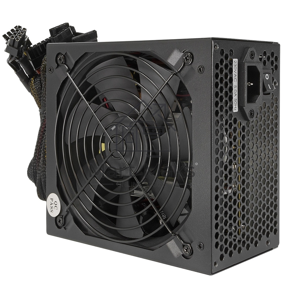 Блок питания CROWN CM-PS450W PRO, 450Вт, 80 PLUS Silver, 120мм, черный