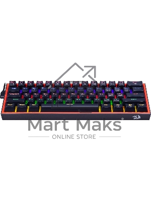 Клавиатура проводная REDRAGON Fizz RU черный