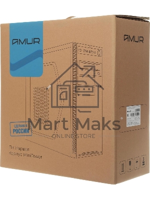 Компьютер Amur Нарвал B7I21 MT i3 12100 (3.3) 16Gb SSD 256Gb UHDG 730 FreeDOS GbitEth 400W мышь клавиатура черный (RUS) (2147002)