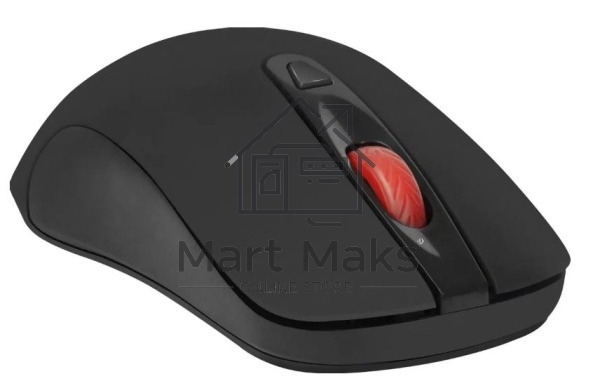 Мышь беспроводная Defender Nexus MS-195 черный, 1600 dpi, радиоканал, USB, кнопки - 4