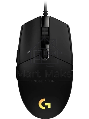 Мышь проводная Logitech G102 LIGHTSYNC черный, 8000 dpi, USB, кнопки - 6