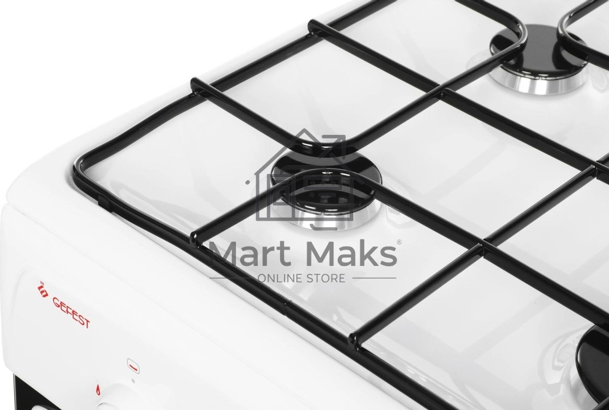 Плита газовая Gefest ПГ 3200-08 К35 белый, конфорок 4 шт, духовка 42 л, 50 см x 85 см x 53 см